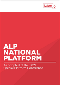 ALP National Platform 2021