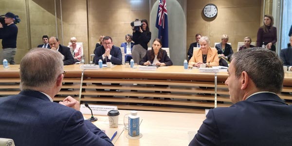 New Zealand and Australian top ministers meet to discuss shared challenges in Sydney. Photo: RNZ/Anneke Smith