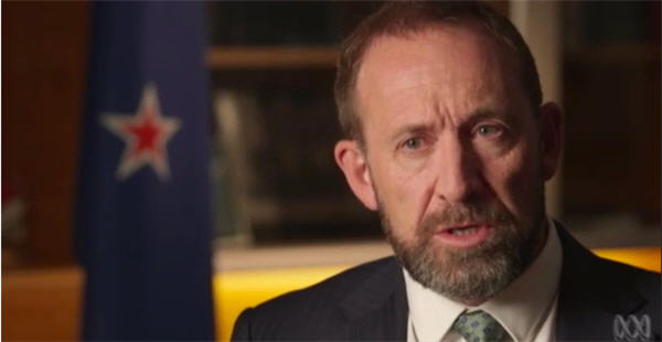 NZ Justice Minister Andrew Little. (Photo: ABC Foreign Correspondent)