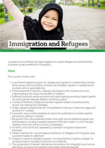 View the Australian Greens [Immigration and Refugees policy](https://greens.org.au/policies/immigration-and-refugees).