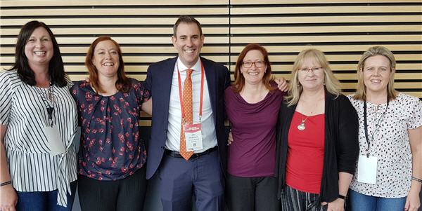 Federal Labor MP Jim Chalmers (Rankin) pictured with the Oz Kiwi team in Adelaide. (Photo: supplied)