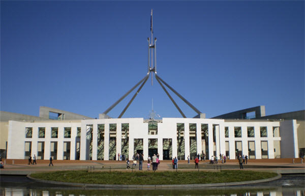 Australian Parliament House, Canberra.