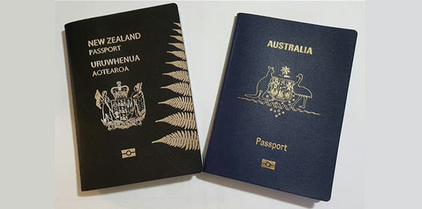 New Zealand and Australian passports (Photo supplied).