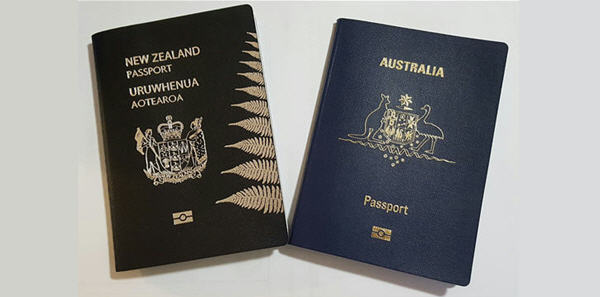 travelling to new zealand on australian passport