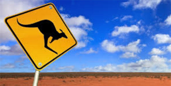 Australian Kangaroo road sign (Photo: Google Images)