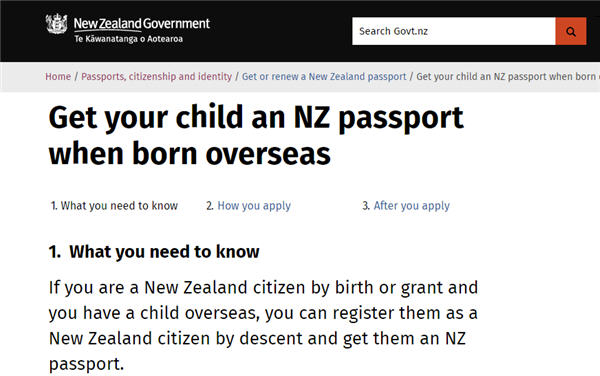 Information for people, born outside of New Zealand, applying for New Zealand citizenship by descent.