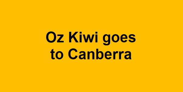 Oz Kiwi will be meeting with senior Government Ministers in November.