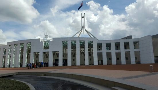 Australian Parliament House. Photo supplied.
